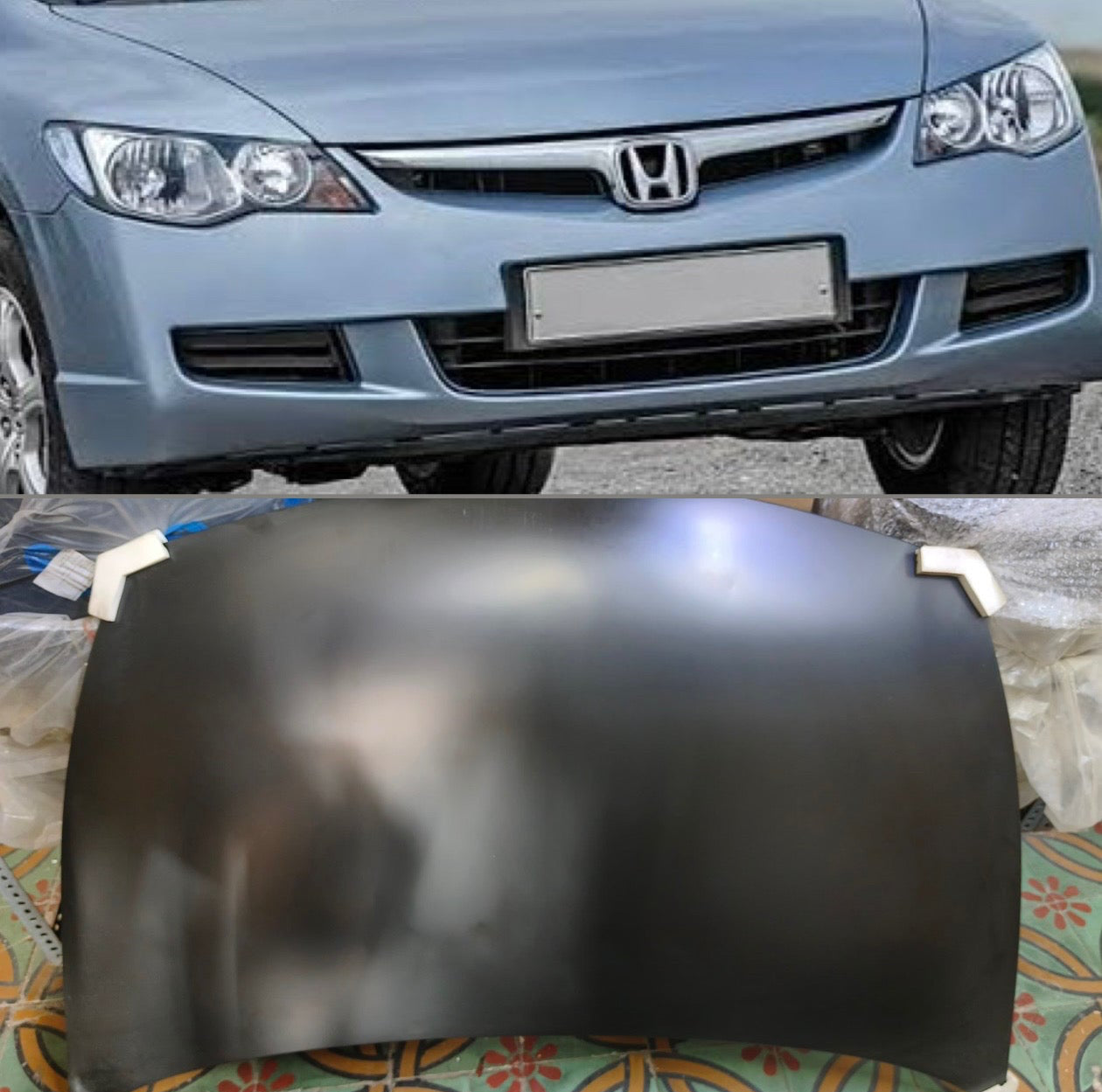 Honda Civic Type 1/2 2006-15 Bonnet Hood | OEM Grade | Brand New