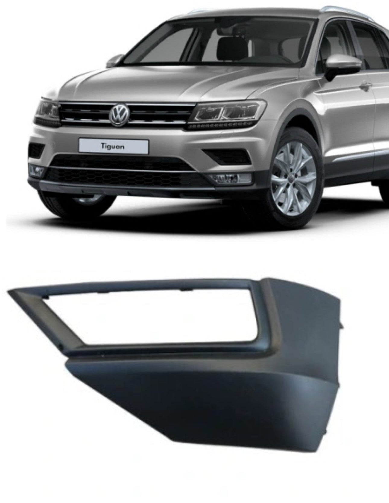 Volkswagen Tiguan 2016-20 Fog Light Lamp Cover Grill | OEM Grade | Brand New