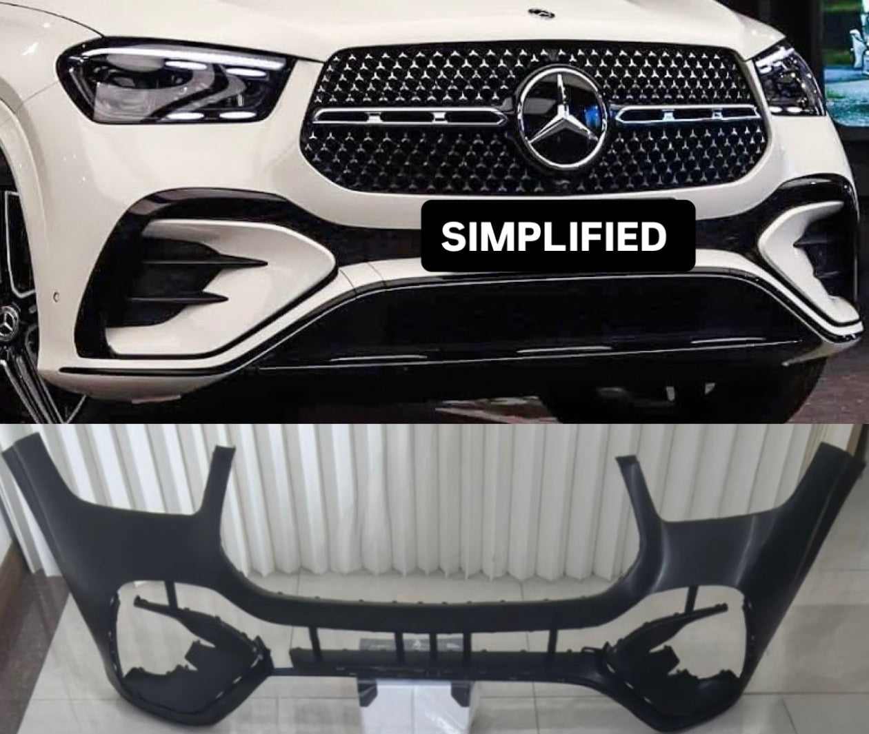 Mercedes Benz GLE W167 2024-26 AMG Front Bumper | OEM Grade | Brand New