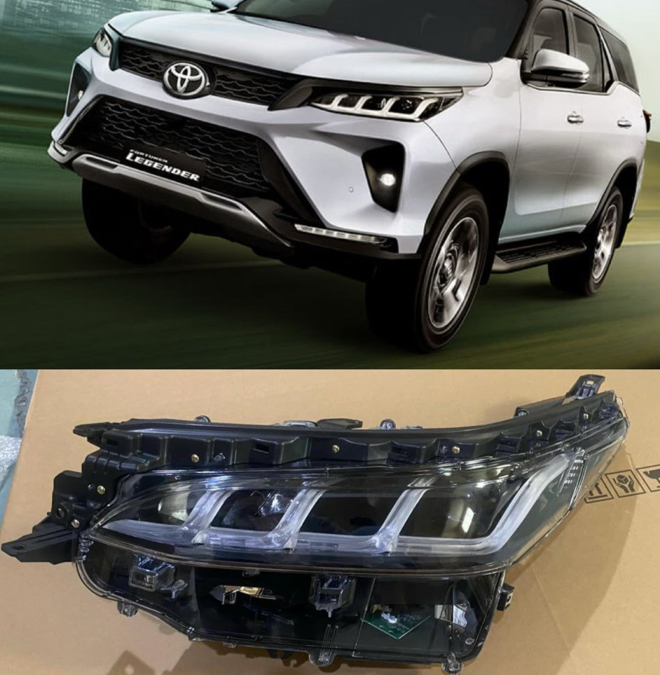 Toyota Fortuner Legender Headlight Headlamp | OEM Grade | Brand New