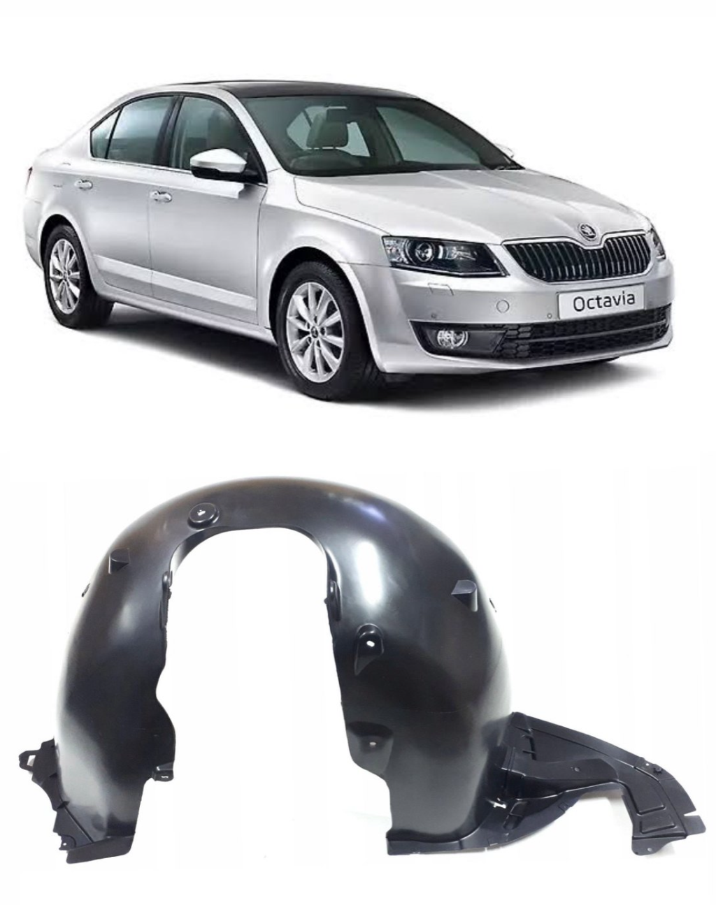 Skoda Octavia 2013-18 Fender Lining Liner | OEM Grade | Brand New