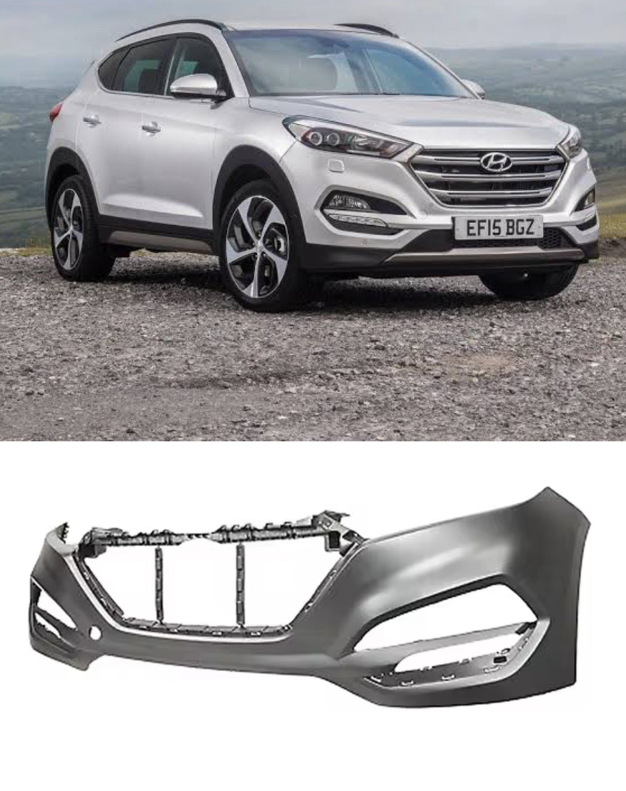 Hyundai Tucson 2016-18 Front Bumper | OEM Grade | Brand New