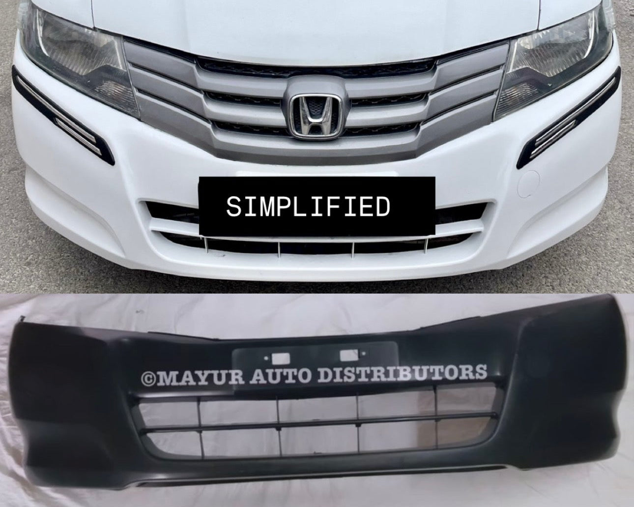 Honda City Type 5 2009-11 Front Bumper | OEM Grade | Brand New