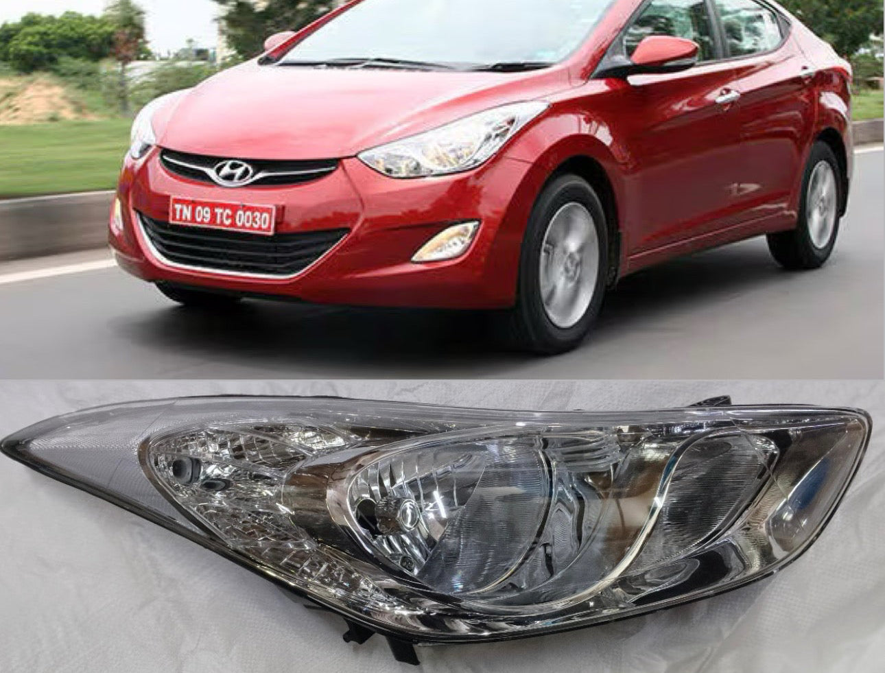 Hyundai Elantra 2012-15 Headlight Headlamp | OEM Grade | Brand New