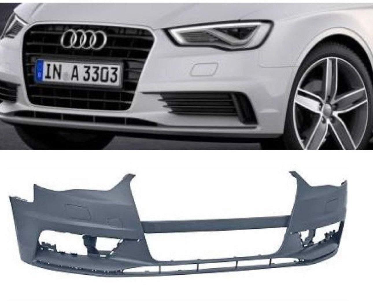 Audi A3 2014-16 Front Bumper | OEM Grade | Brand New