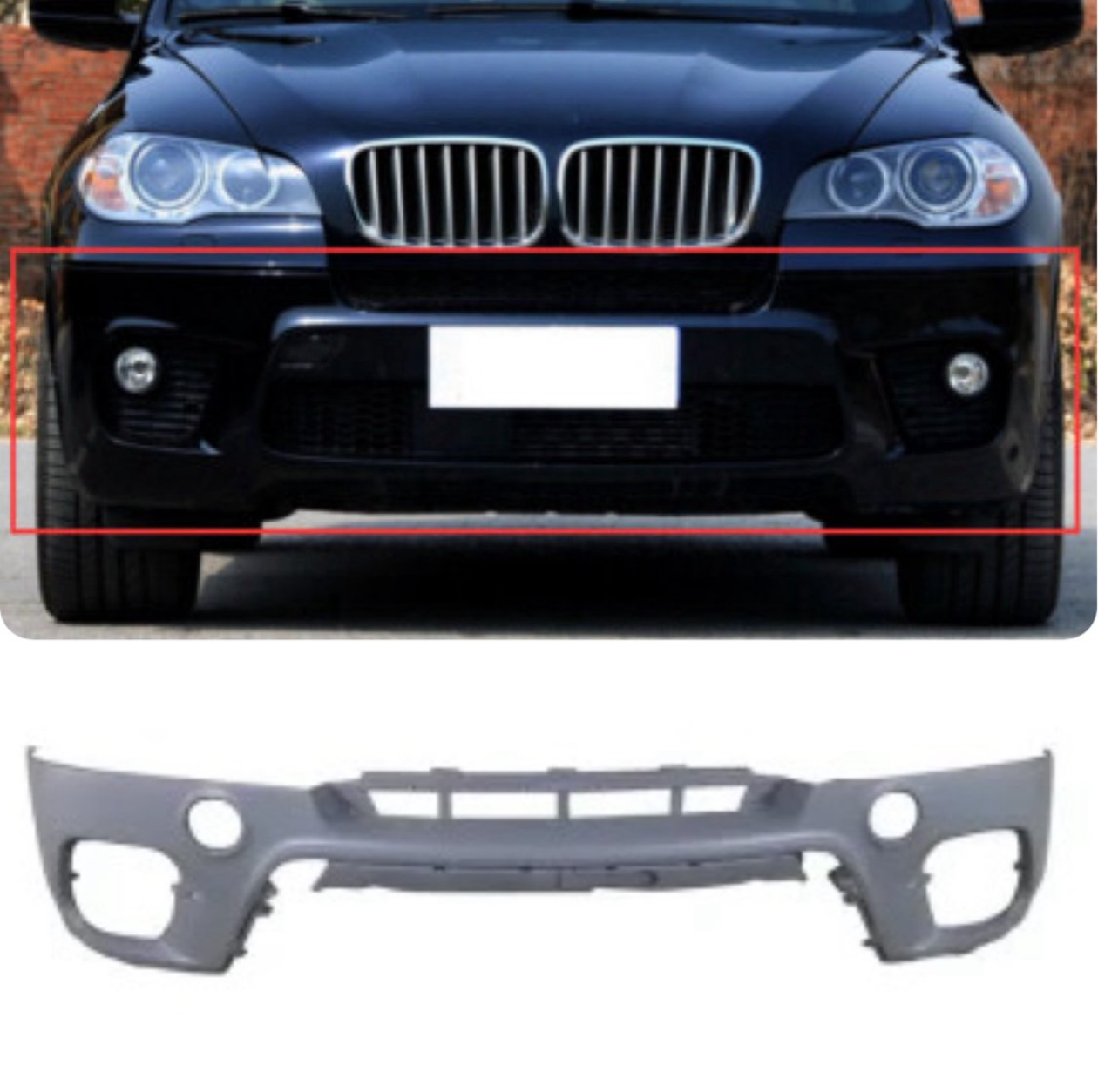 BMW X5 E70 2010-13 Front Bumper Upper | OEM Grade | Brand New