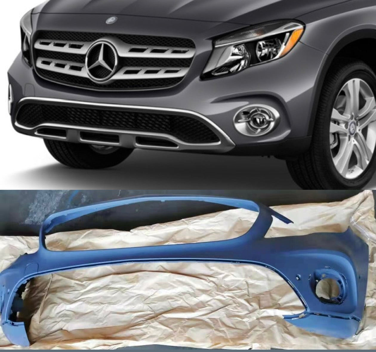 Mercedes Benz GLA X156 2017-19 Sport Front Bumper | OEM Grade | Brand New