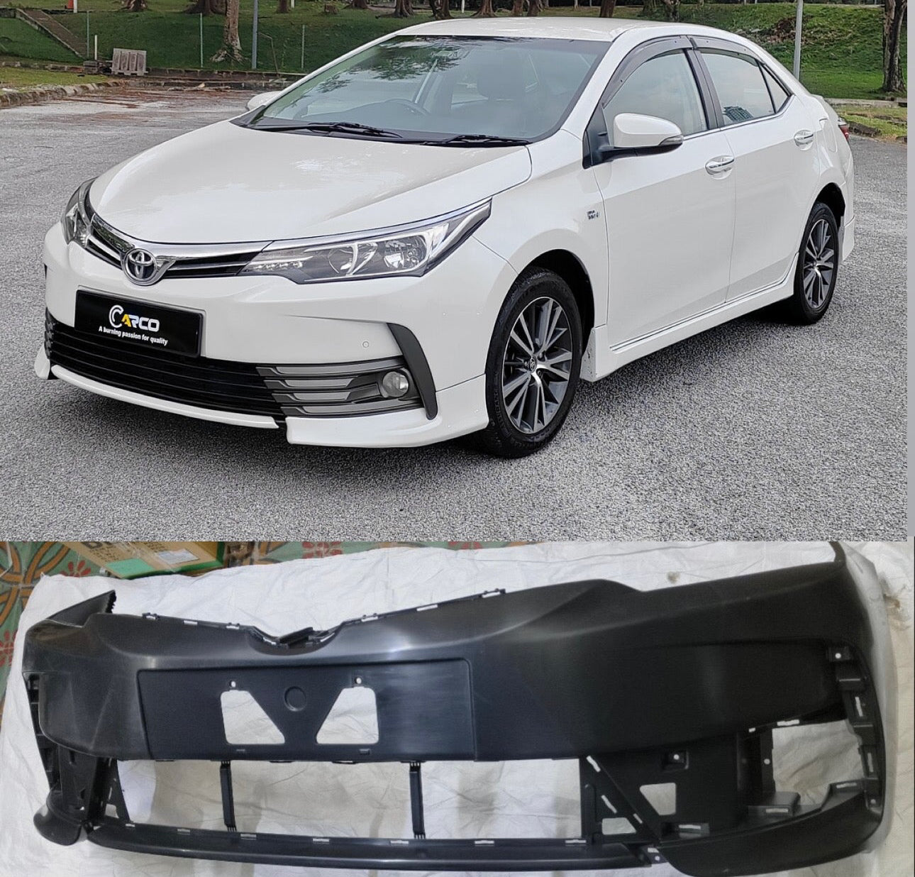 Corolla Altis 2017-19 (Type 4) Front Bumper | OEM Grade | Brand New