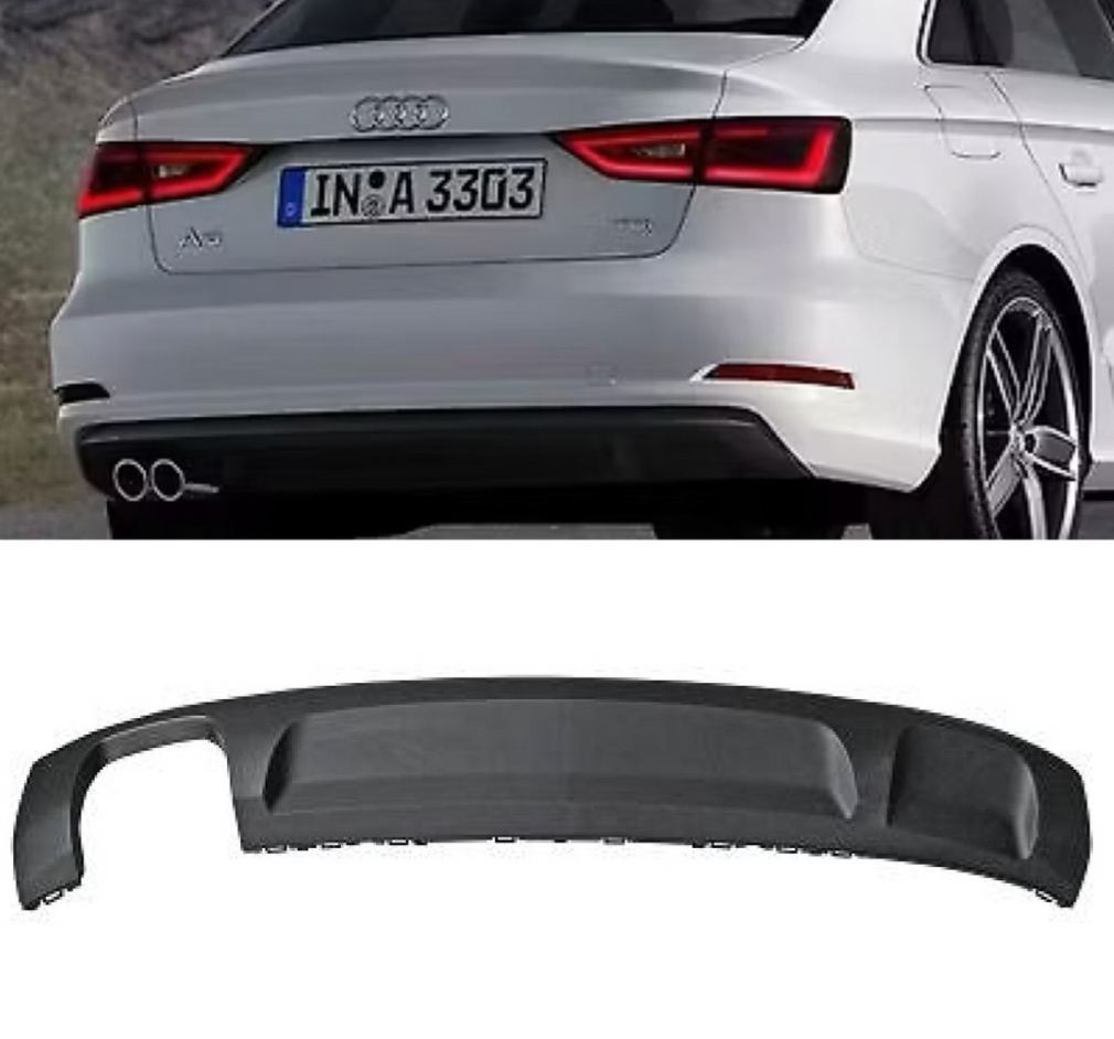 Audi A3 2014-16 Rear Bumper Lower Diffuser | OEM Grade | Brand New