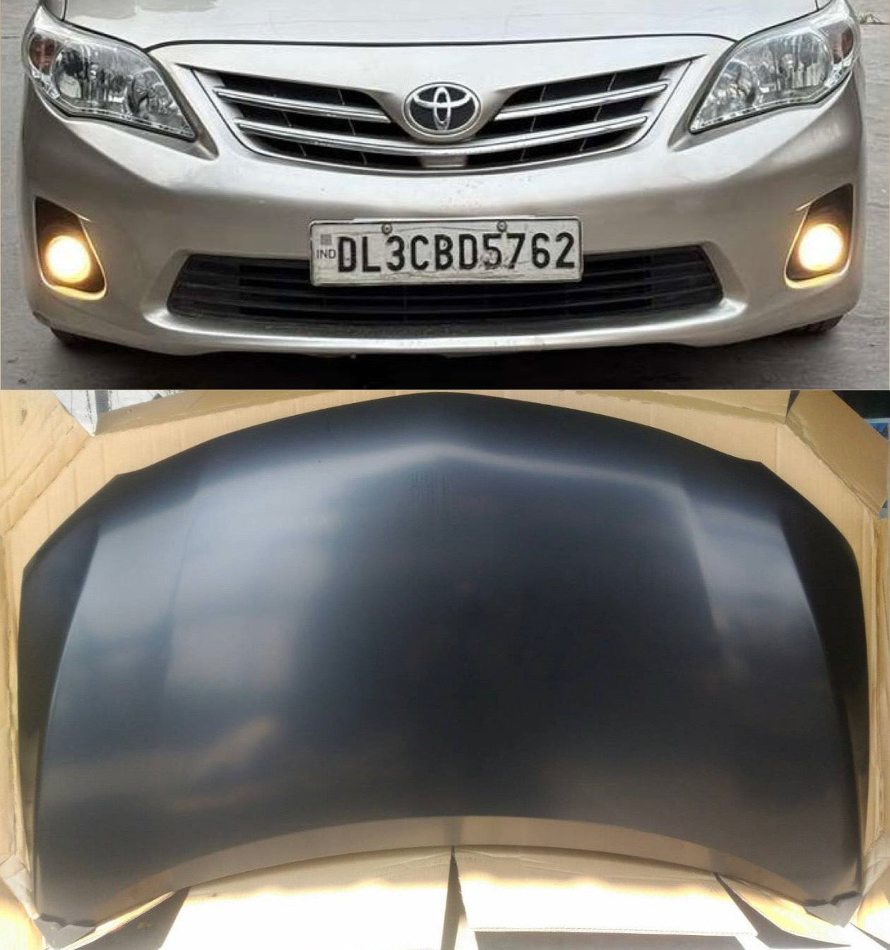 Corolla Altis Type 2 2010-13 Bonnet Hood | OEM Grade | Brand New