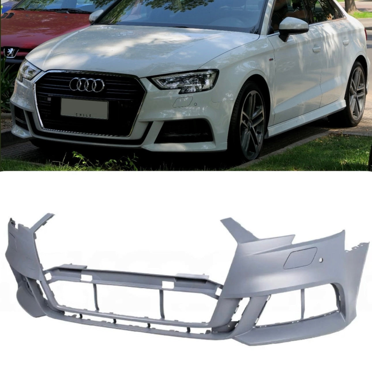 Audi A3 2017-20 SLine Front Bumper | OEM Grade | Brand New