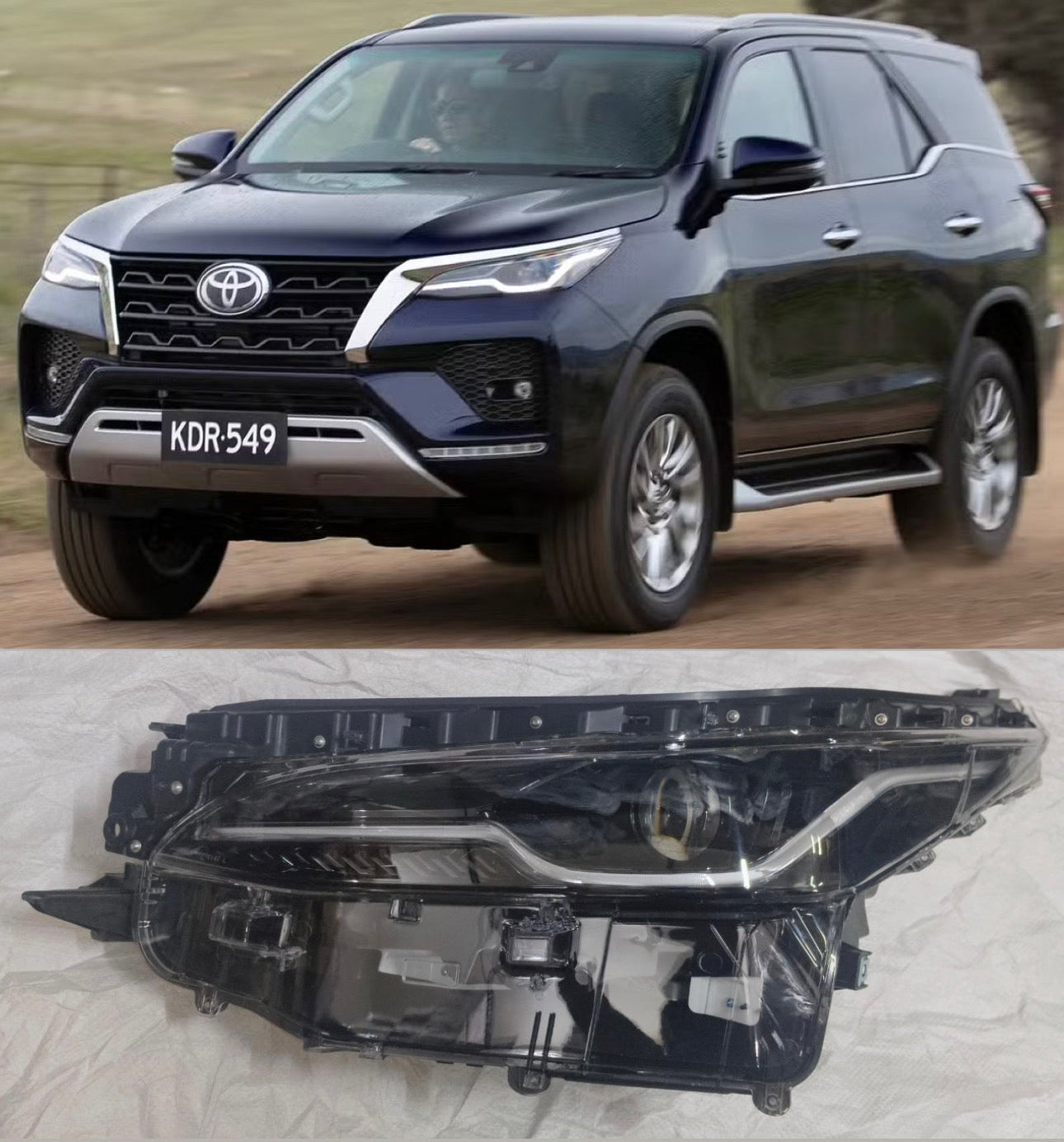 Toyota Fortuner 2020-2025 Headlight Headlamp | OEM Grade | Brand New