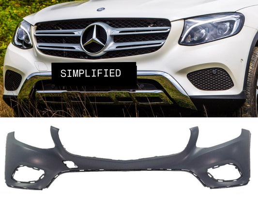 Mercedes Benz GLC X253 2016-19 Front Bumper | OEM Grade | Brand New