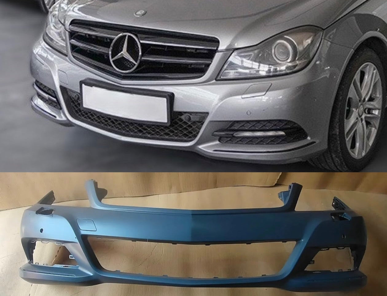 Mercedes Benz C Class W204 2011-14 Front Bumper | OEM Grade | Brand New