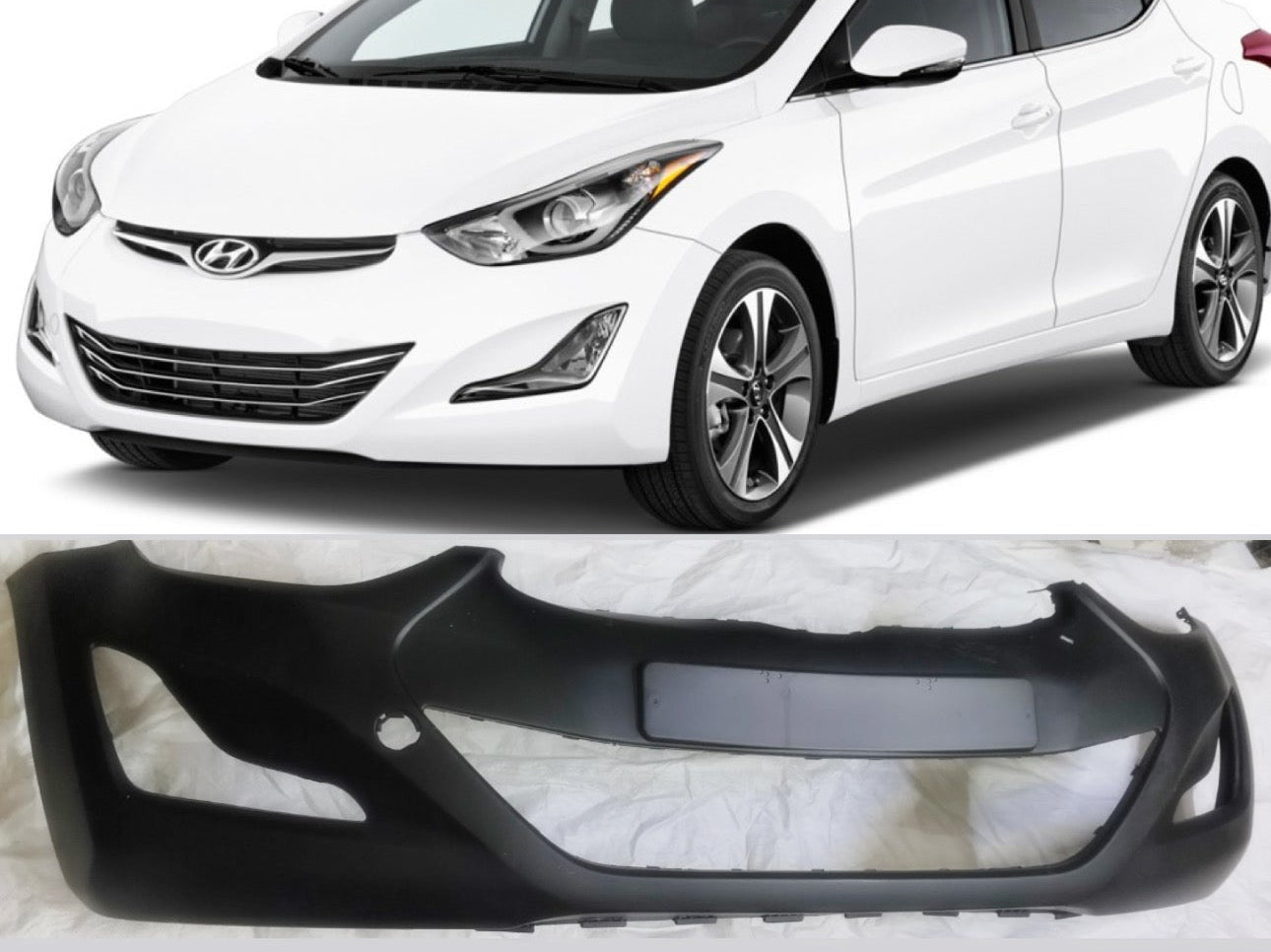 Hyundai Elantra Fluidic 2014-16 Front Bumper | OEM Grade | Brand New