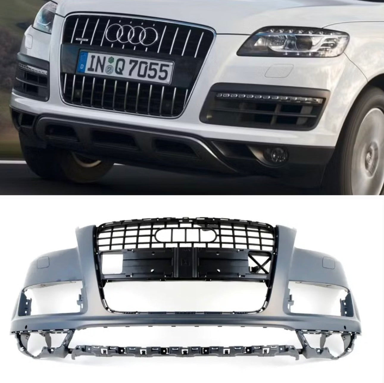 Audi Q7 2009-15 Front Bumper | OEM Grade | Brand New