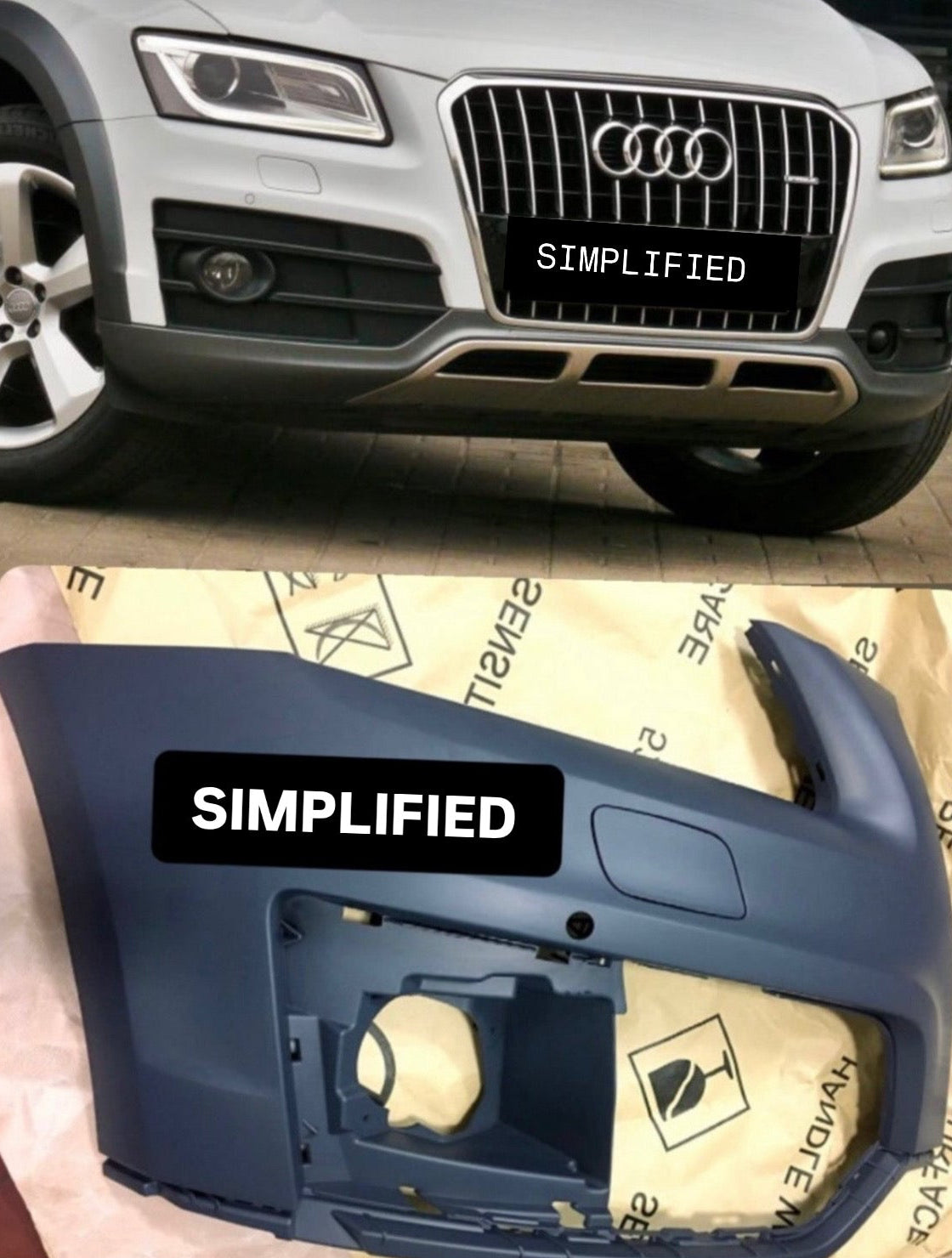 Audi Q5 2009-15 Offroad Front Bumper | OEM Grade | Brand New