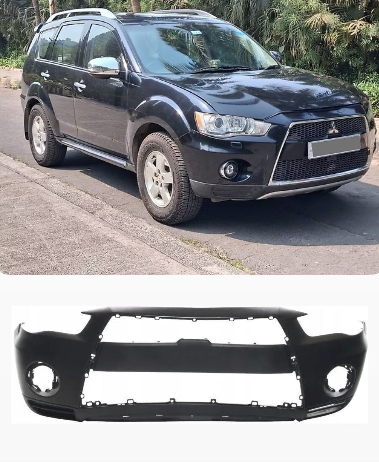Mitsubishi Outlander 2010-12 Front Bumper | OEM Grade | Brand New