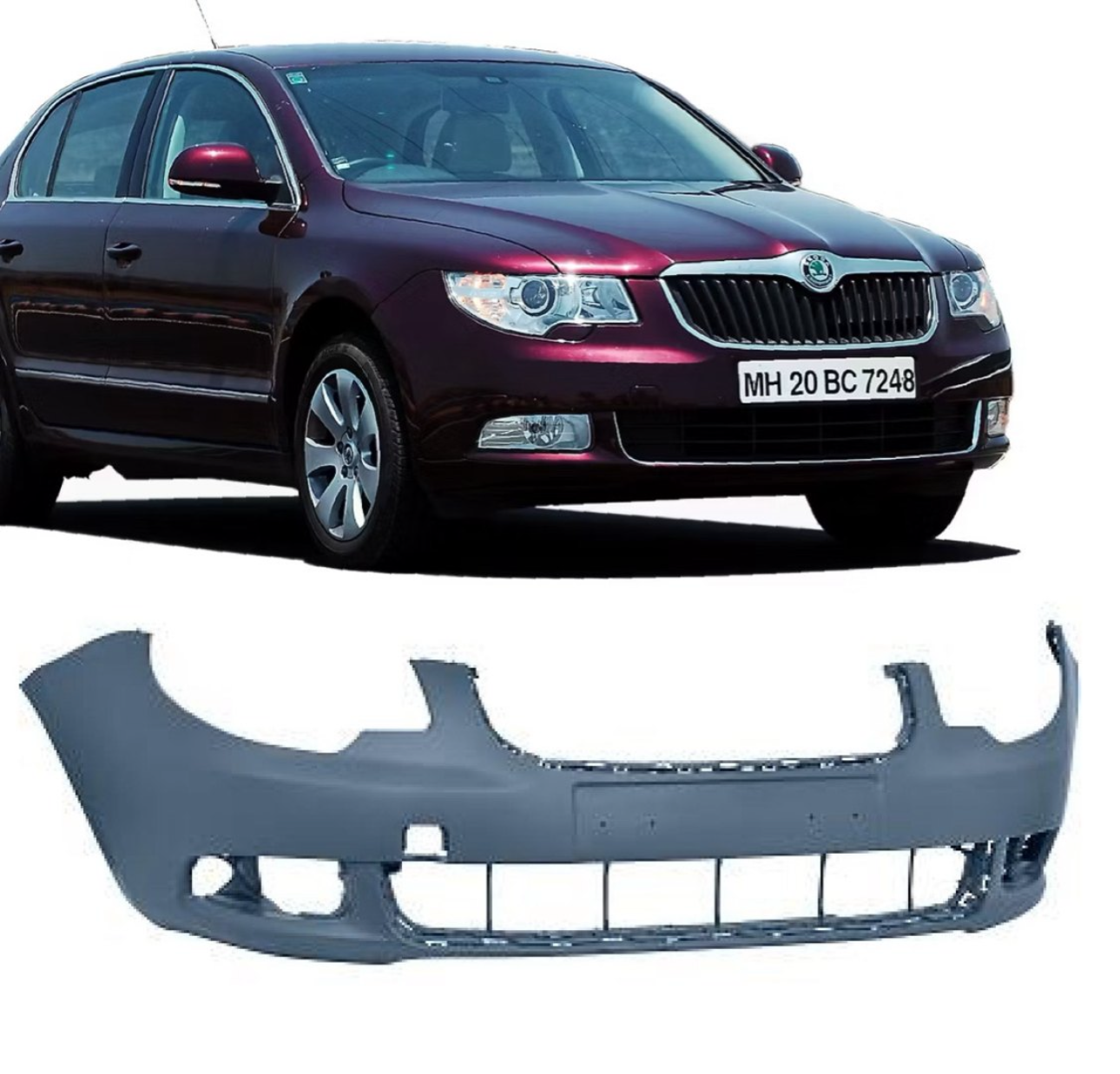 Skoda Superb 2008-13 Front Bumper | OEM Grade | Brand New