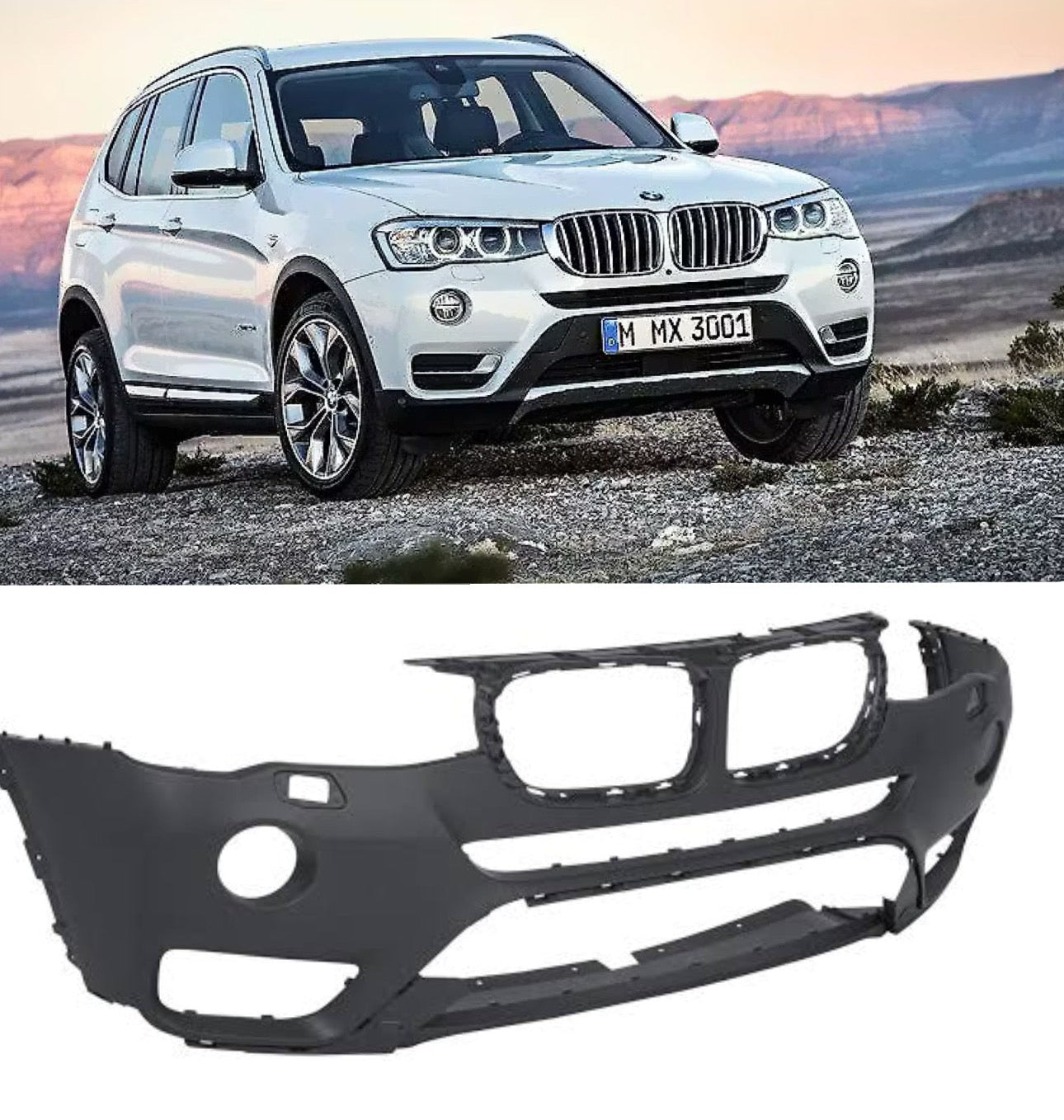 Bmw X3 F25 2014-17 Front Bumper | OEM Grade | Brand New