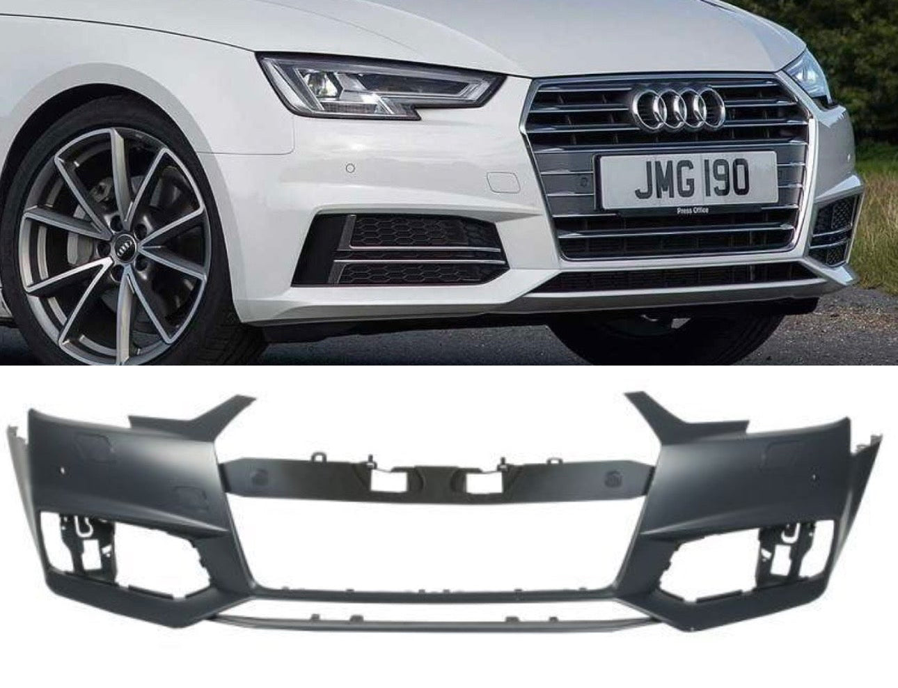 Audi A4 2016-19 Sline Front Bumper | OEM Grade | Brand New