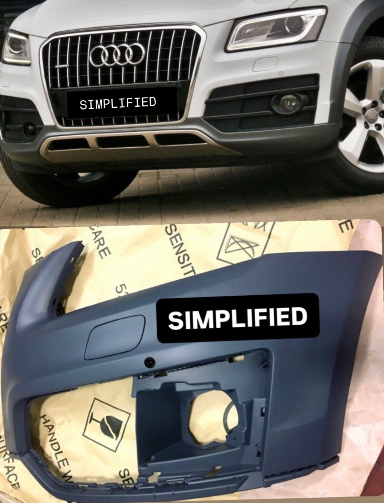 Audi Q5 2009-15 Offroad Front Bumper | OEM Grade | Brand New