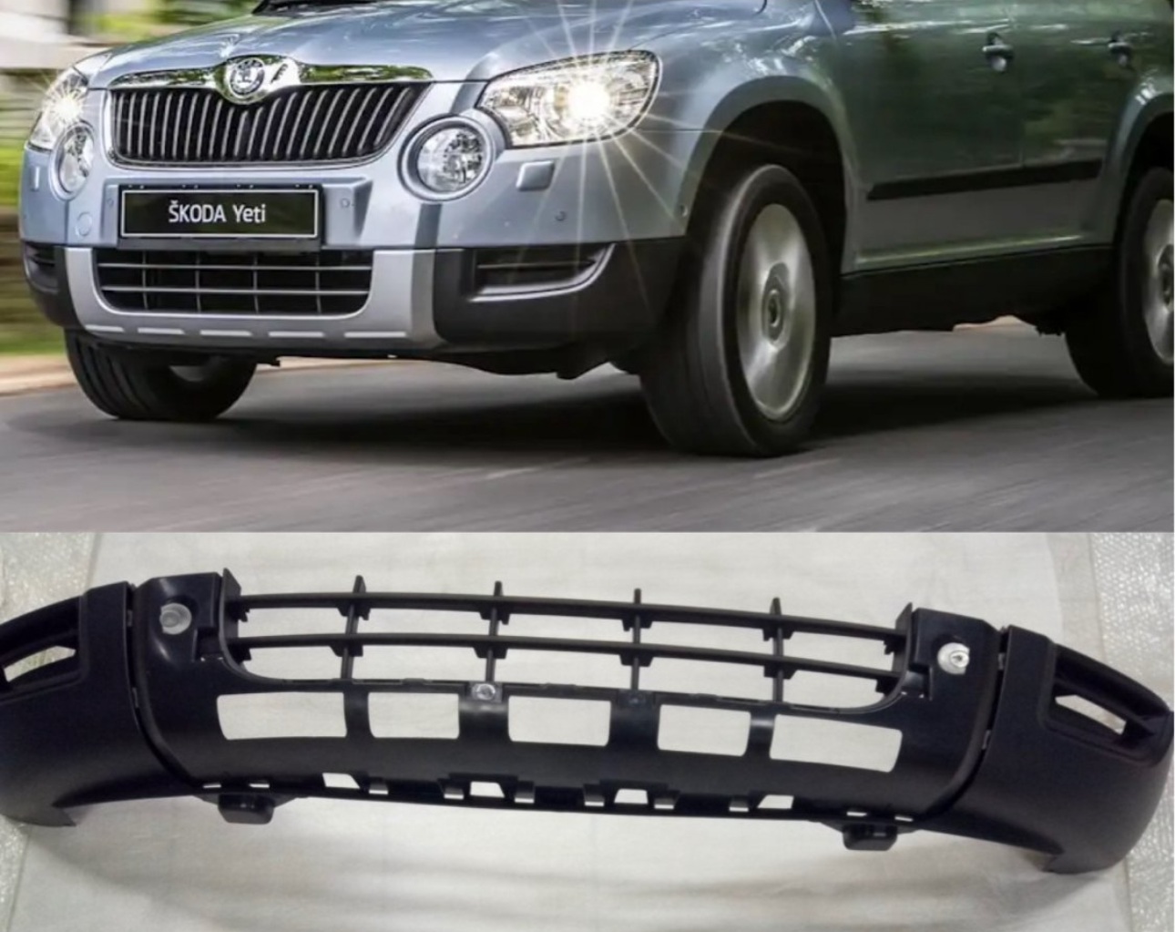 Skoda Yeti Front Lower Bumper Spoiler | OEM Grade | Brand New