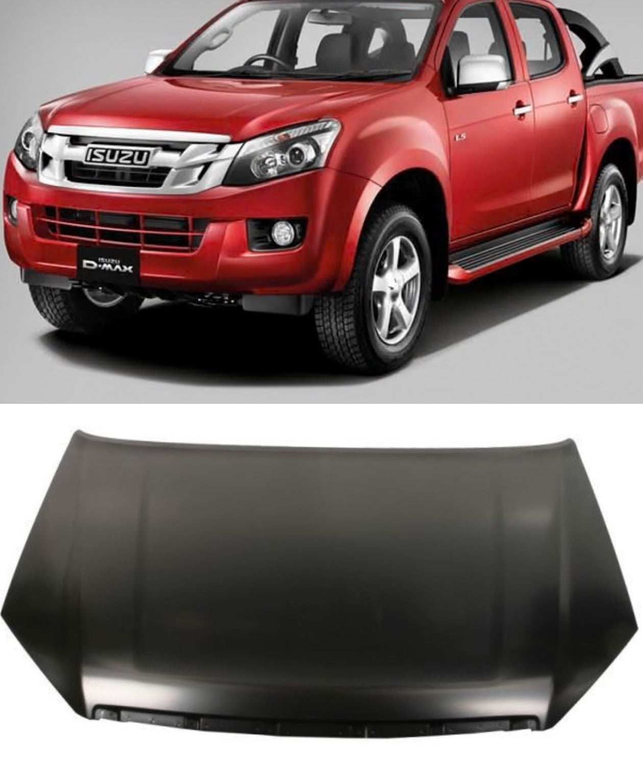 ISUZU Dmax Vcross Type 1 Bonnet Hood | OEM Grade | Brand New