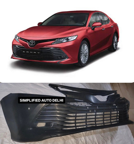 Toyota Camry 2018-2021 Front Bumper With Lower Grill