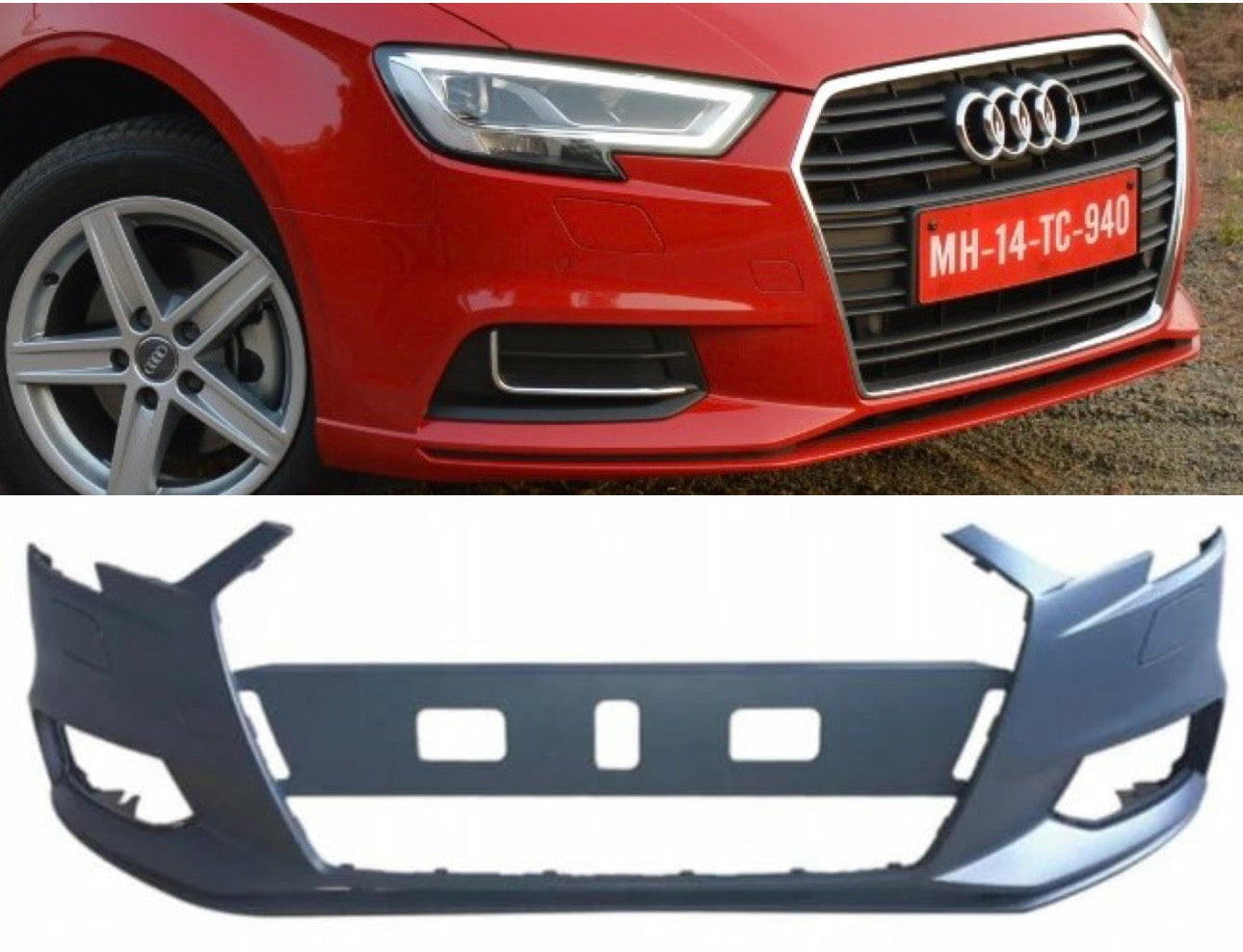 Audi A3 2017-20 Front Bumper | OEM Grade | Brand New