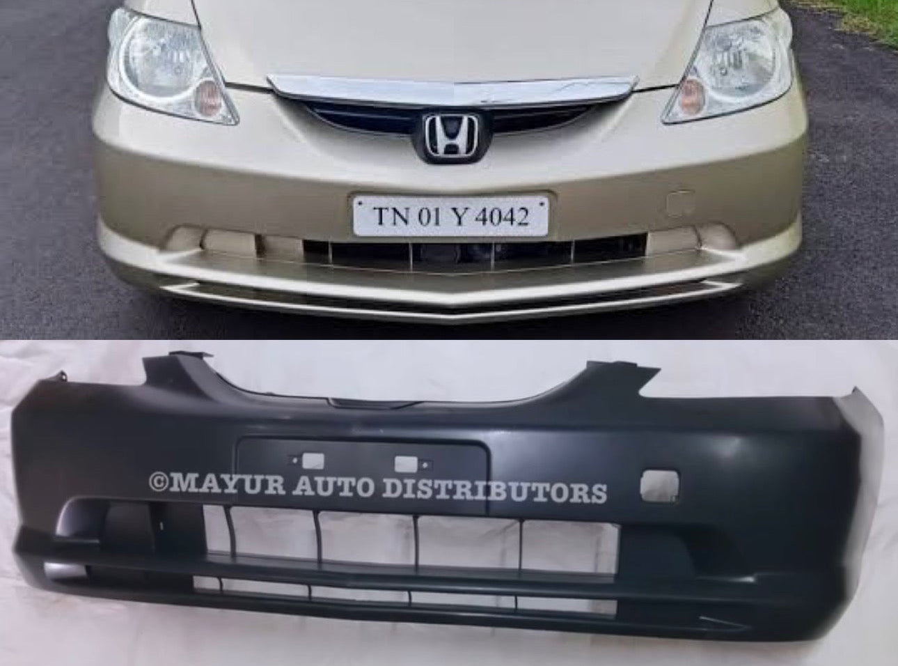 Honda City Type 3 2003-06 Front Bumper | OEM Grade | Brand New